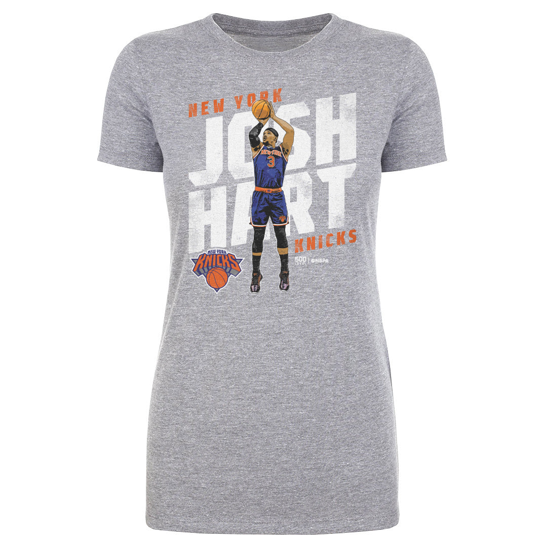 Josh Hart New York Knicks Slant WHT