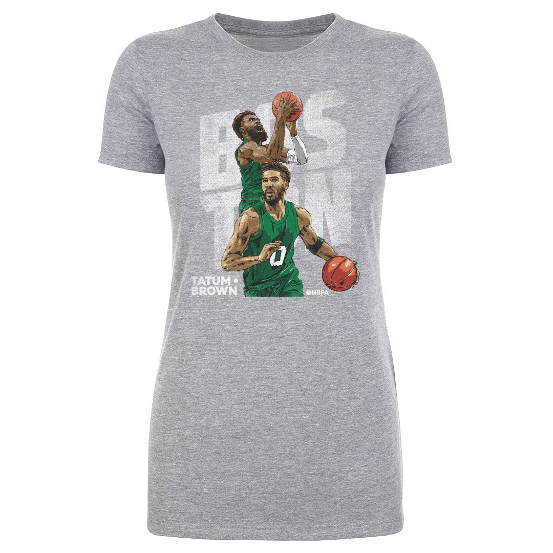 Jayson Tatum & Jaylen Brown Boston Duo WHT