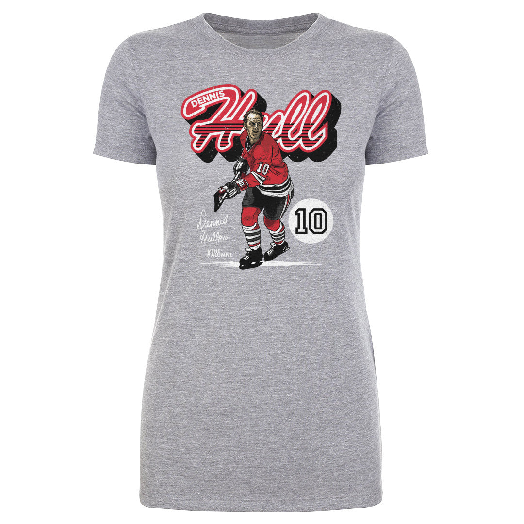Dennis Hull Chicago Retro Script WHT