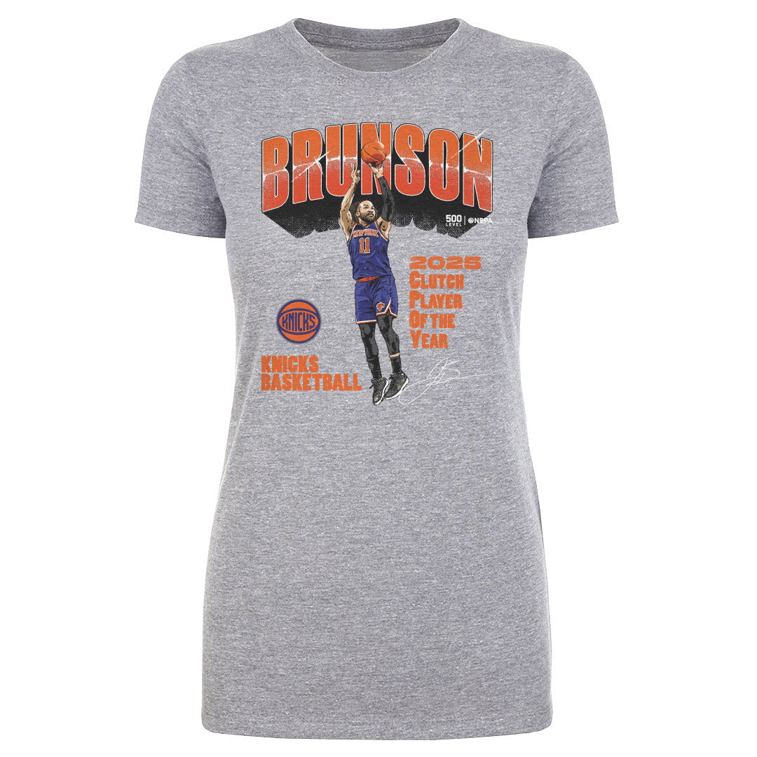 Jalen Brunson New York Knicks 2025 Clutch Player Of The Year WHT