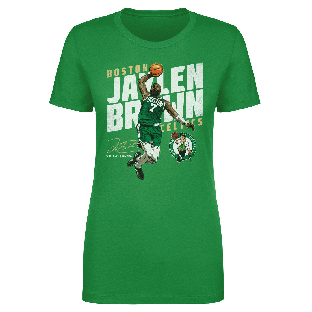 Jaylen Brown Boston Celtics Slant WHT