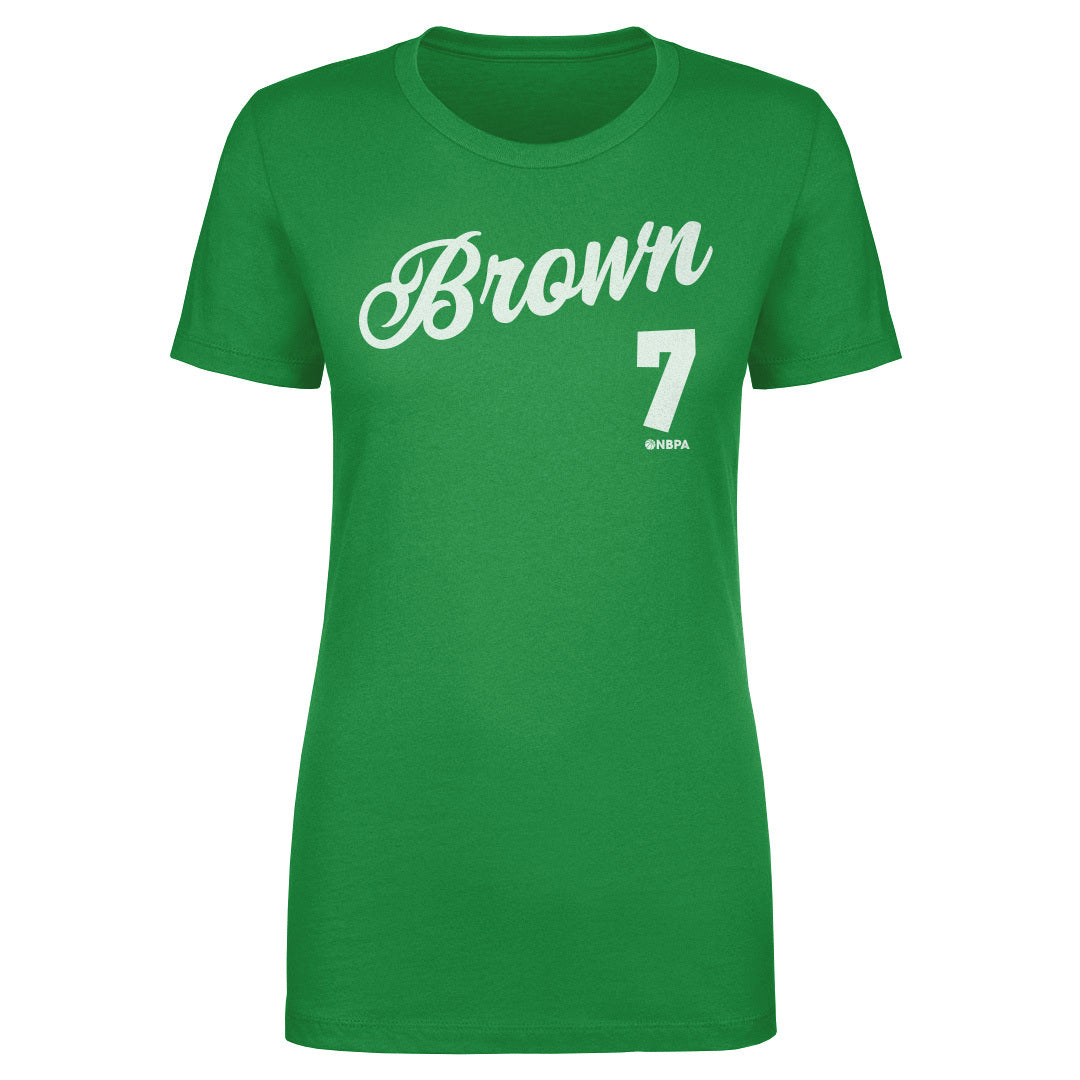Jaylen Brown Boston Script WHT