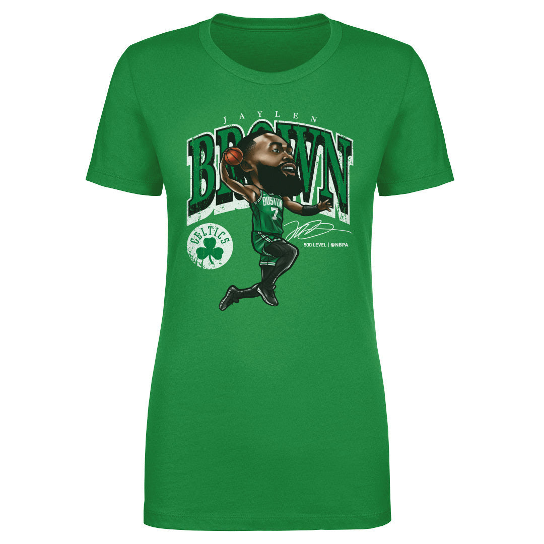 Jaylen Brown Boston Celtics Cartoon WHT