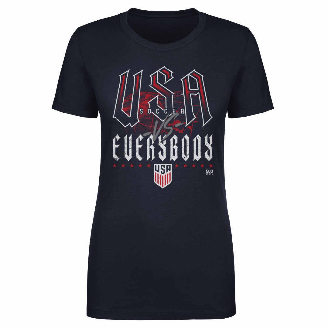 U.S. Soccer Vs. Everybody Grunge WHT