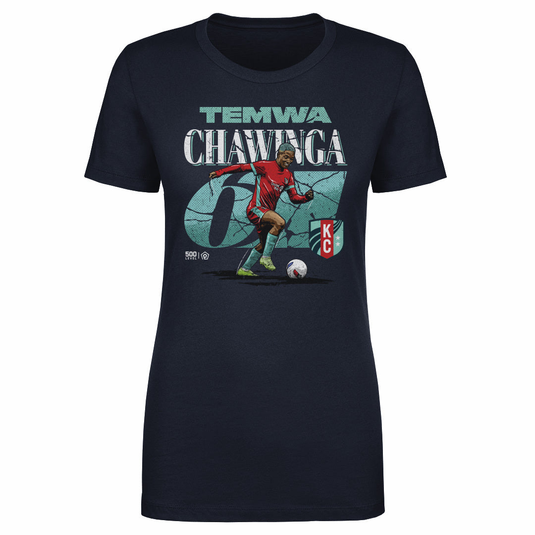 Temwa Chawinga Kansas City Current Cracked Number WHT