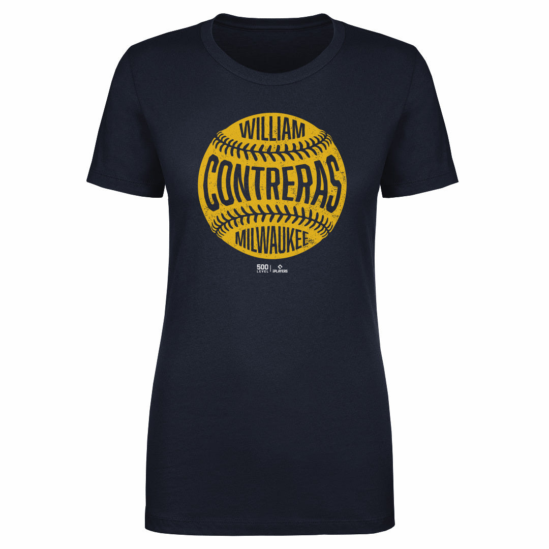 William Contreras Milwaukee Vintage Baseball WHT