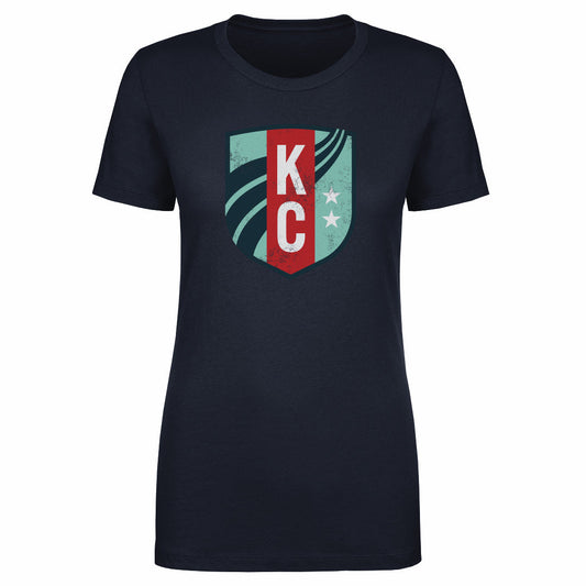 Kansas City Current Vintage Primary Logo WHT