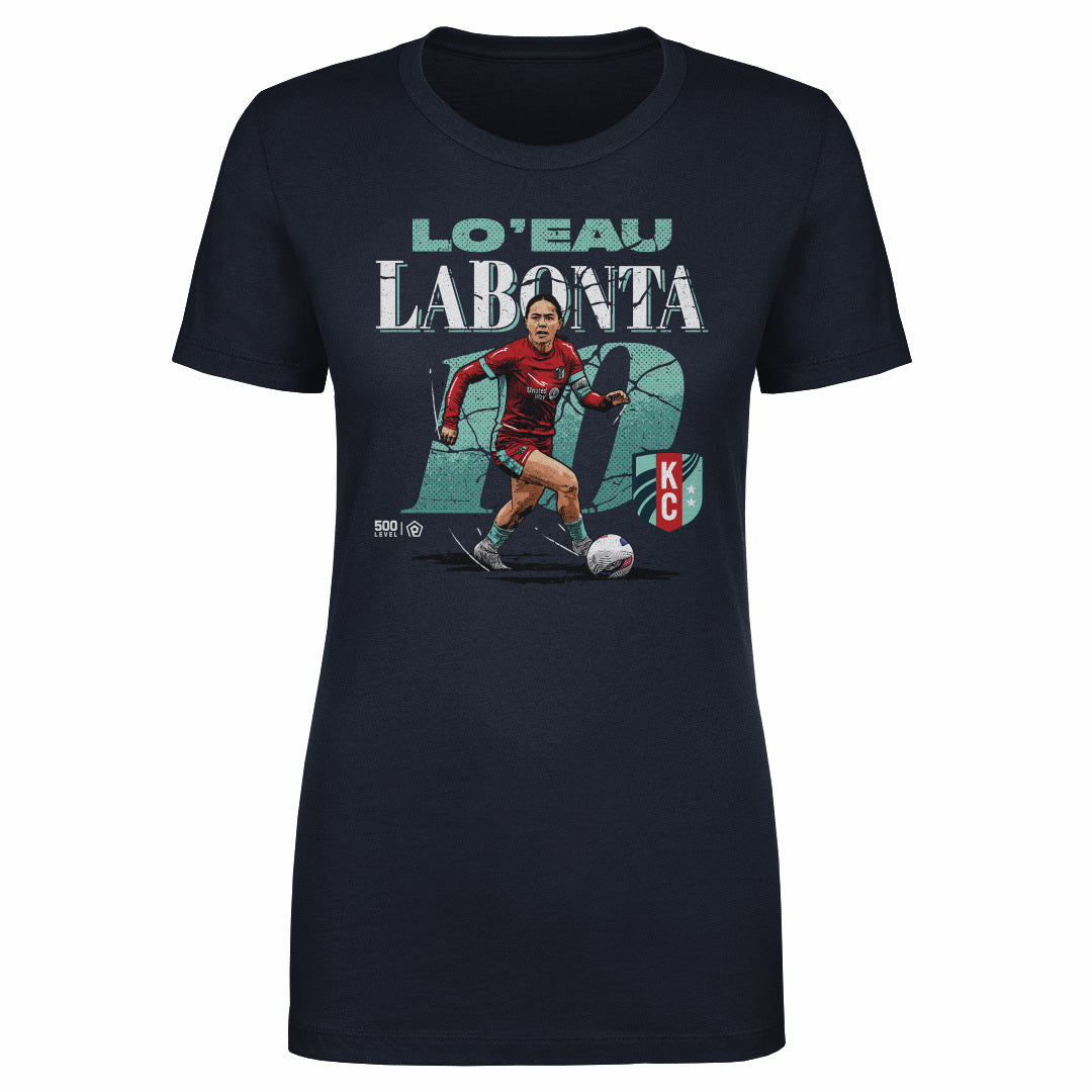Lo'eau LaBonta Kansas City Current Cracked Number WHT