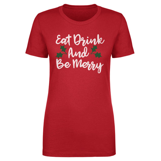 Christmas Eat Drink And Be Merry WHT
