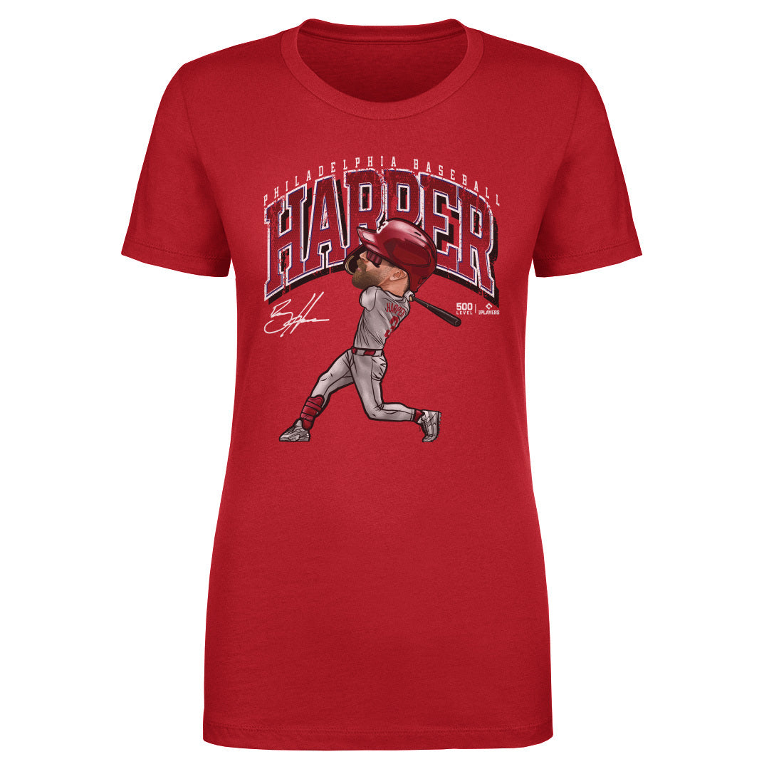 Bryce Harper Philadelphia Cartoon WHT