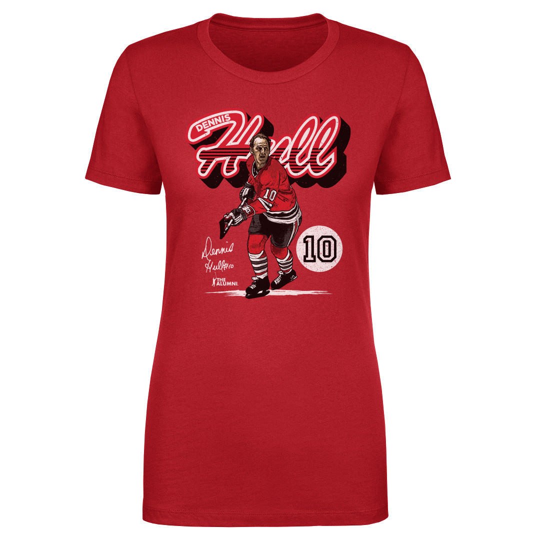Dennis Hull Chicago Retro Script WHT