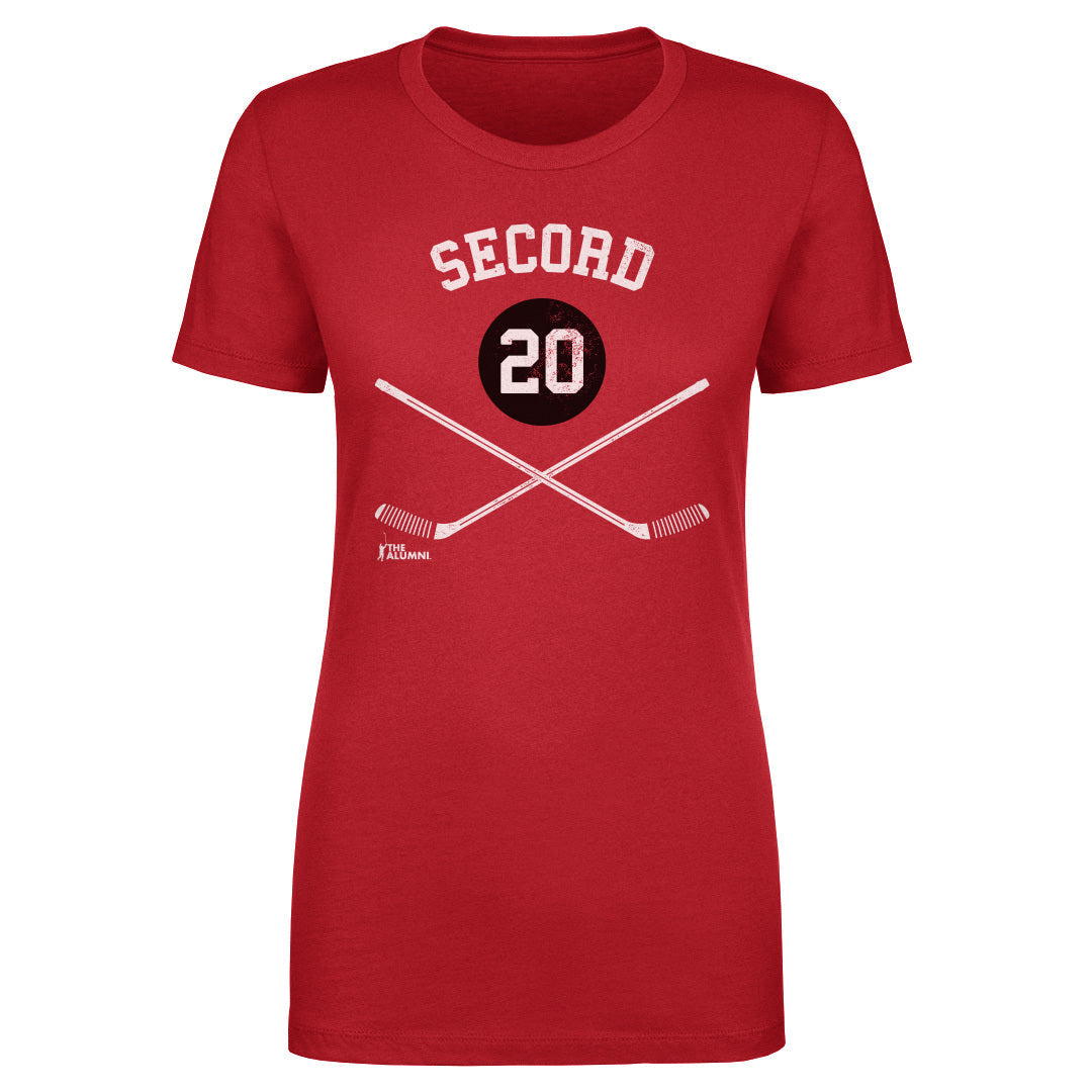 Alan Secord Chicago 20 Sticks WHT