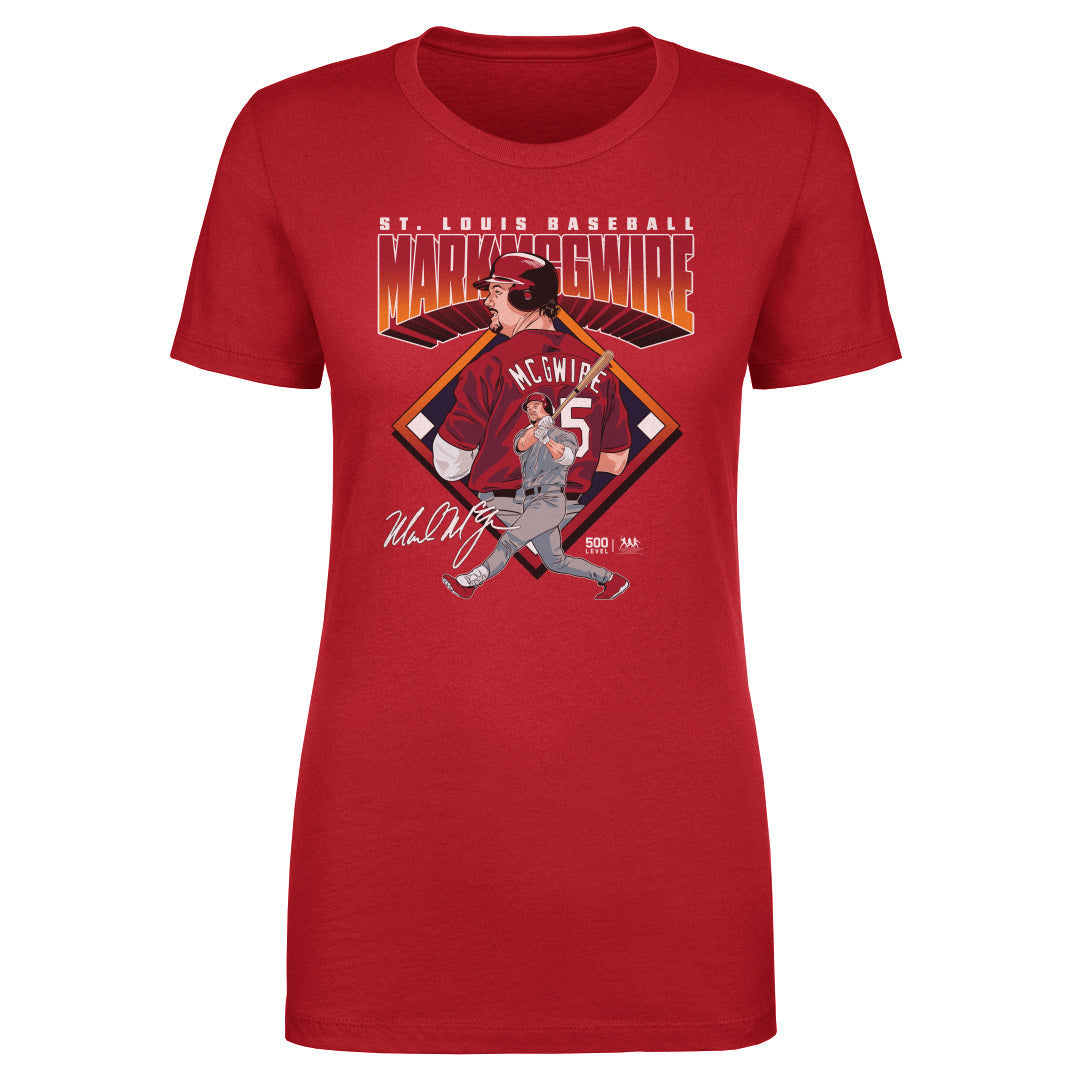 Mark McGwire St. Louis Baseball Diamond WHT