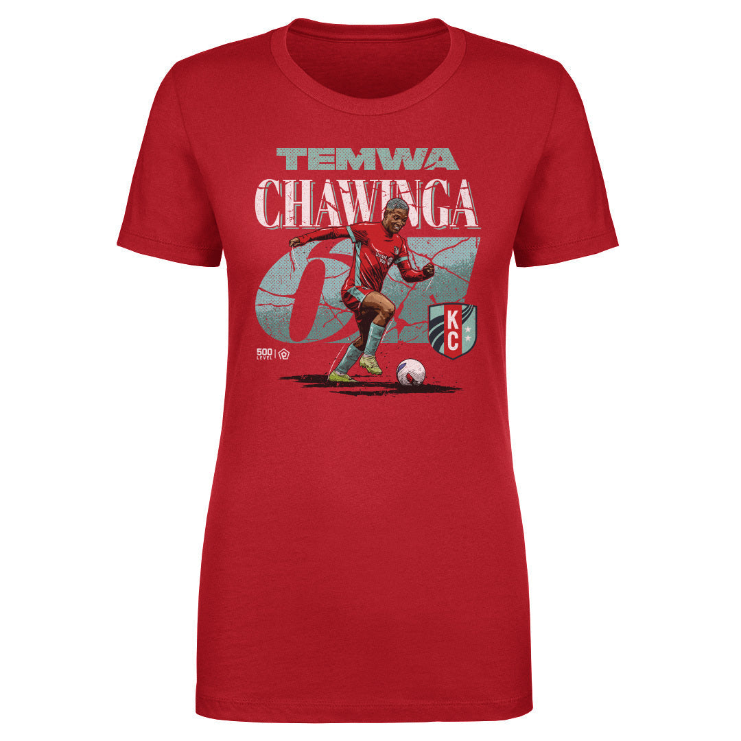 Temwa Chawinga Kansas City Current Cracked Number WHT