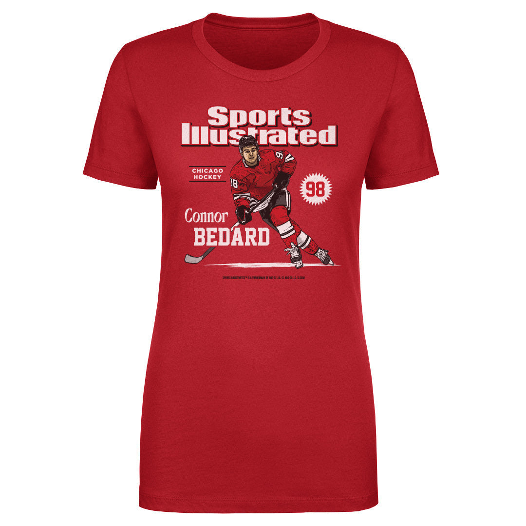 Connor Bedard Sports Illustrated & Chicago Card WHT