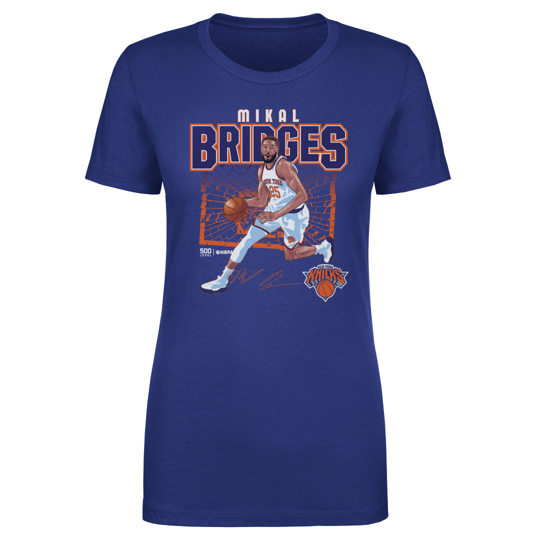 Mikal Bridges New York Knicks Shattered WHT