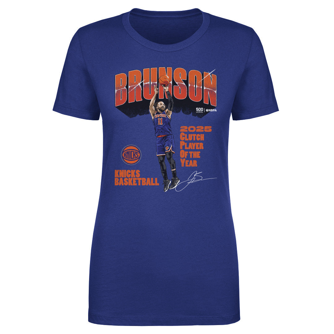 Jalen Brunson New York Knicks 2025 Clutch Player Of The Year WHT