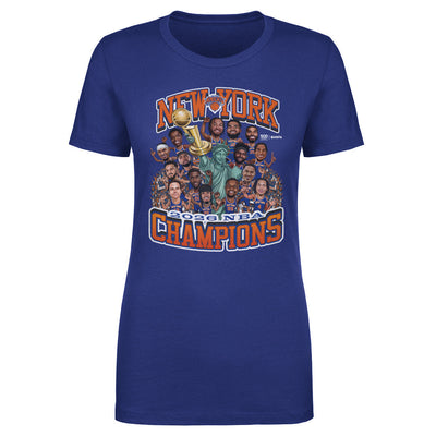 New York Knicks NBA Finals 2026 Champions Caricature WHT