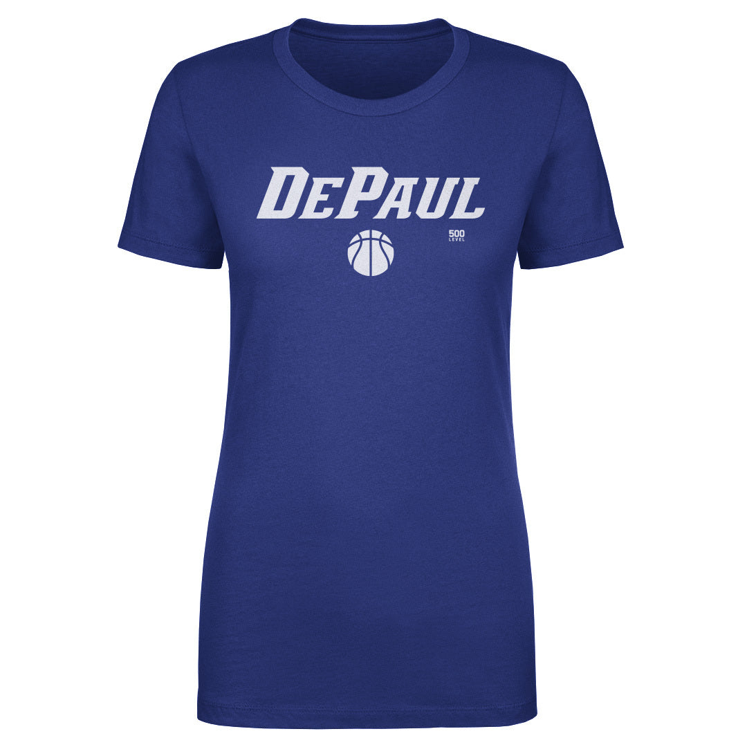 DePaul Blue Demons Basketball Minimalist WHT
