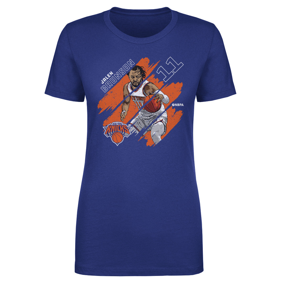 Jalen Brunson New York Knicks Stripes WHT