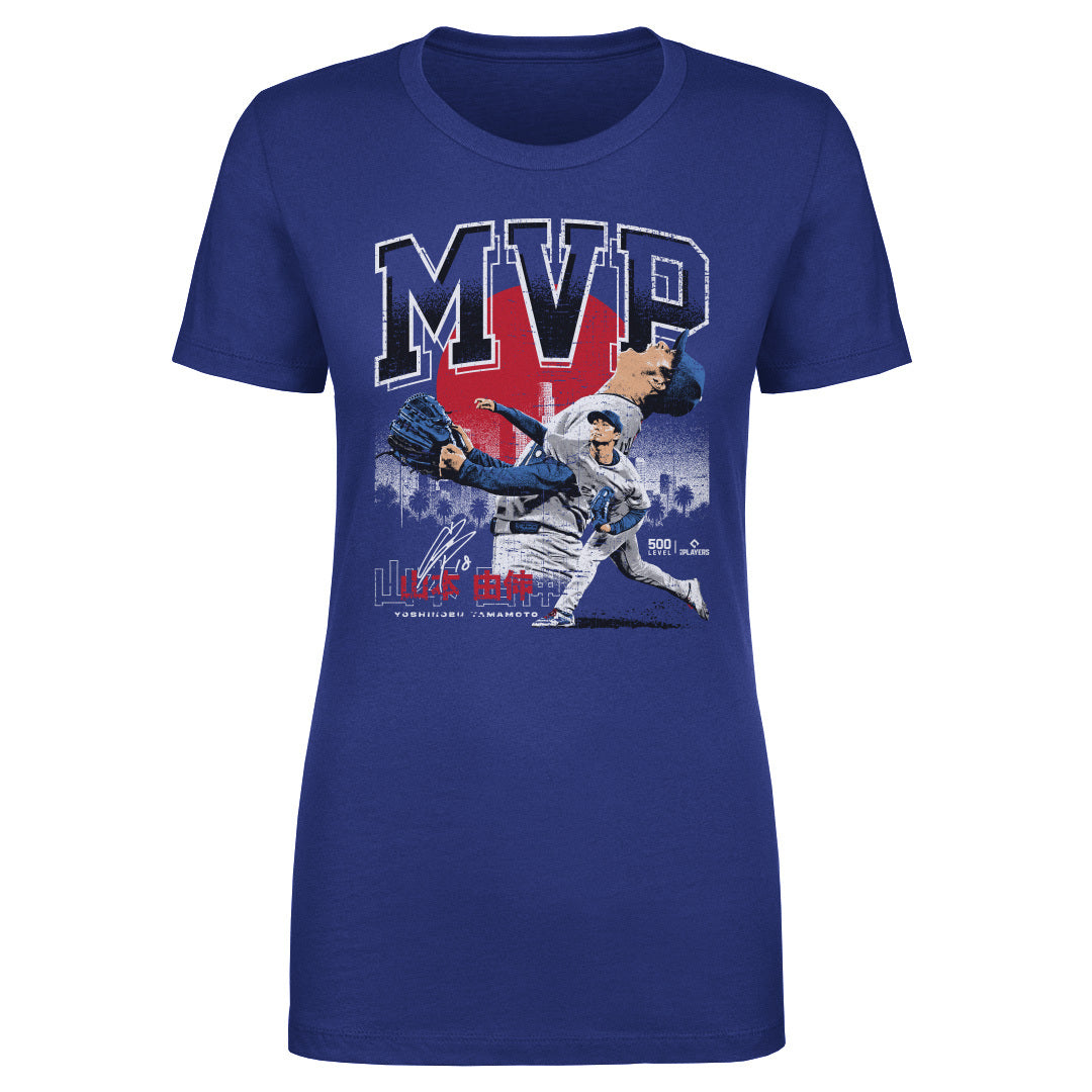 Yoshinobu Yamamoto Los Angeles D 2025 Championship MVP WHT