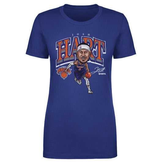 Josh Hart New York Knicks Cartoon WHT