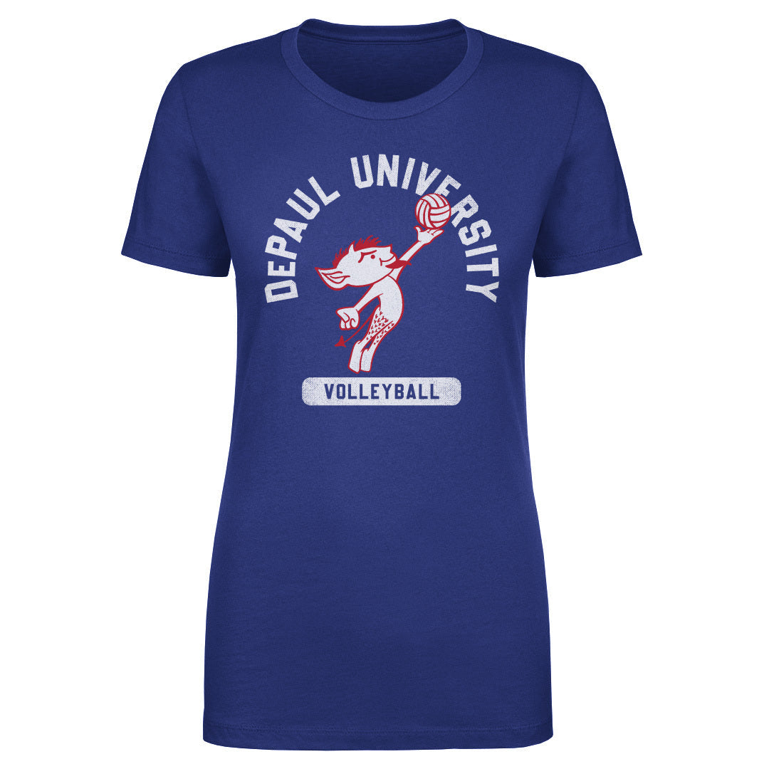 DePaul Blue Demons Billy Volleyball WHT