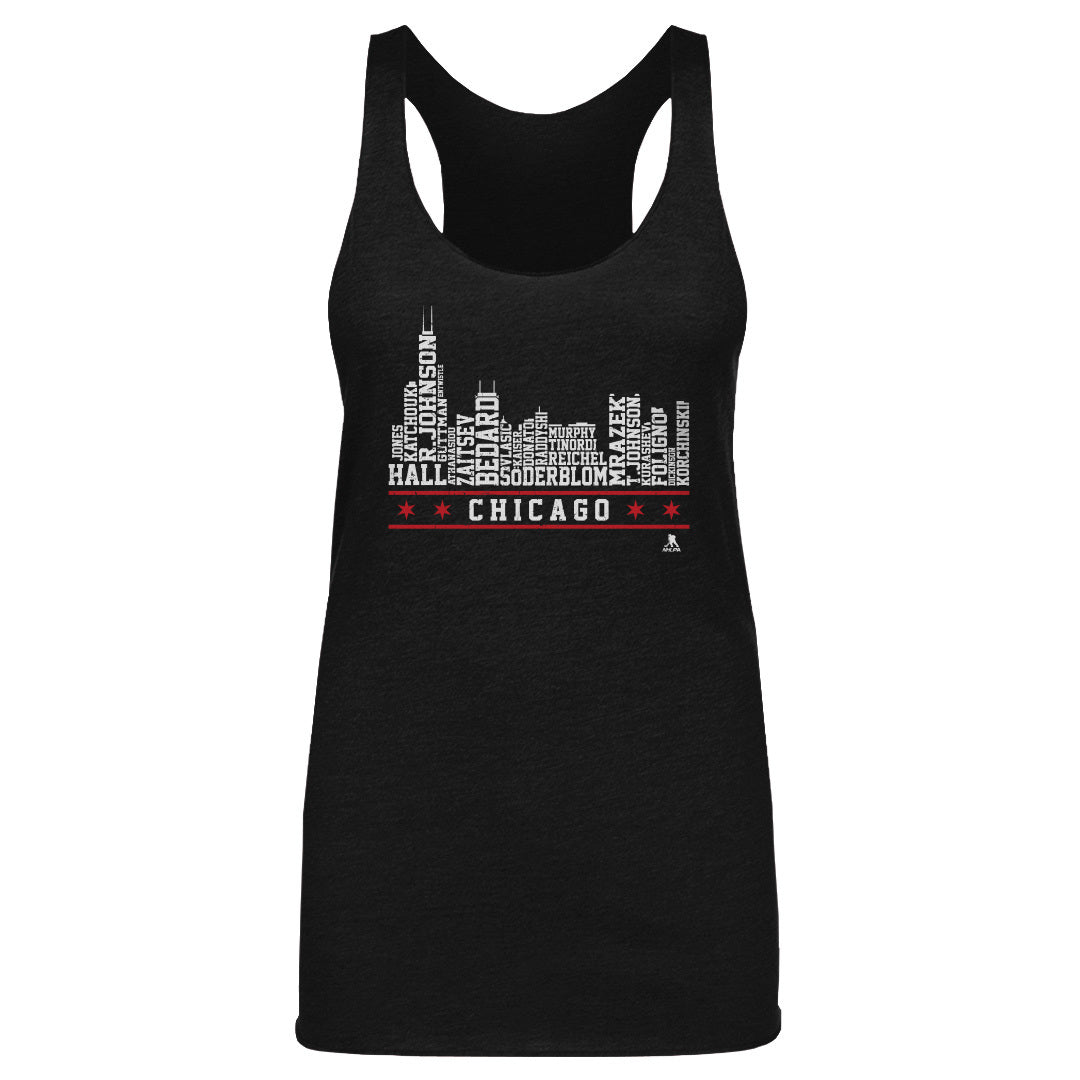 Chicago Hockey Roster Skyline 23 WHT