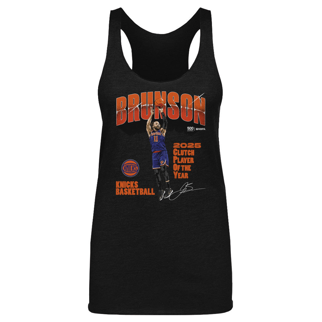 Jalen Brunson New York Knicks 2025 Clutch Player Of The Year WHT