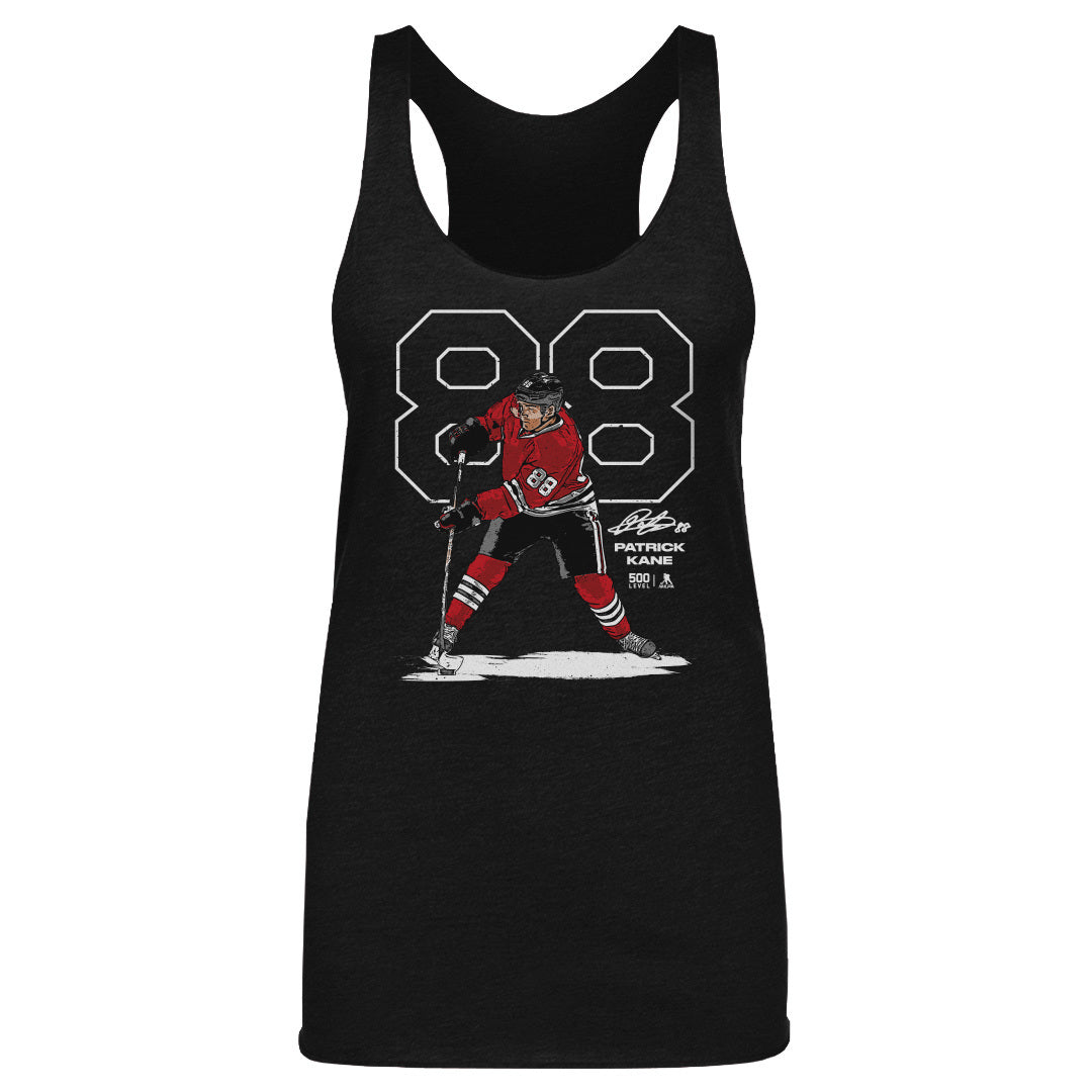 Patrick Kane Chicago Outline WHT