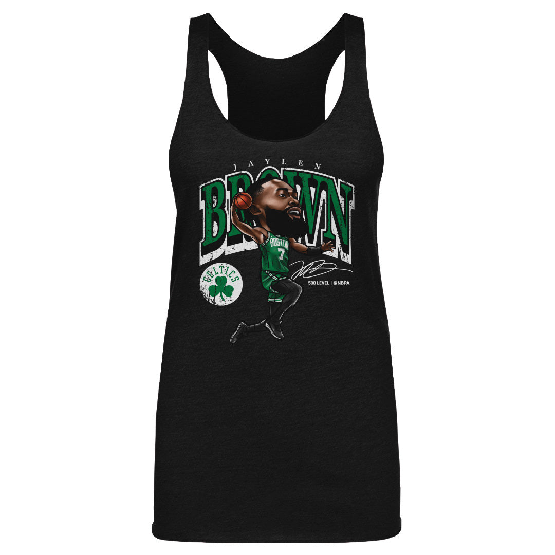 Jaylen Brown Boston Celtics Cartoon WHT
