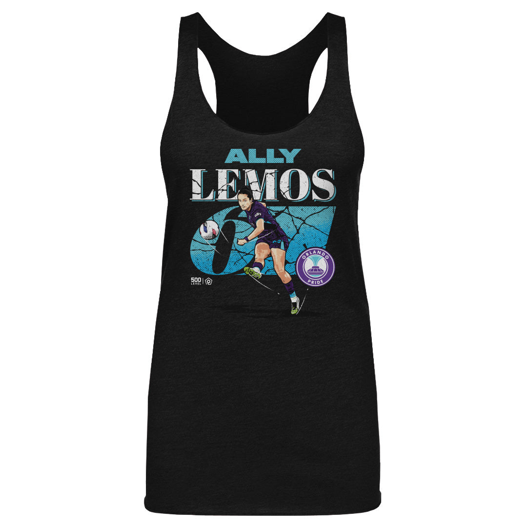 Ally Lemos Orlando Pride Cracked Number WHT