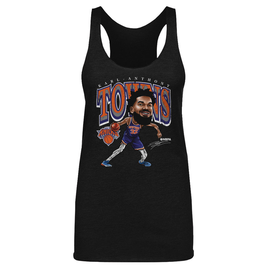 Karl-Anthony Towns New York Knicks Cartoon WHT