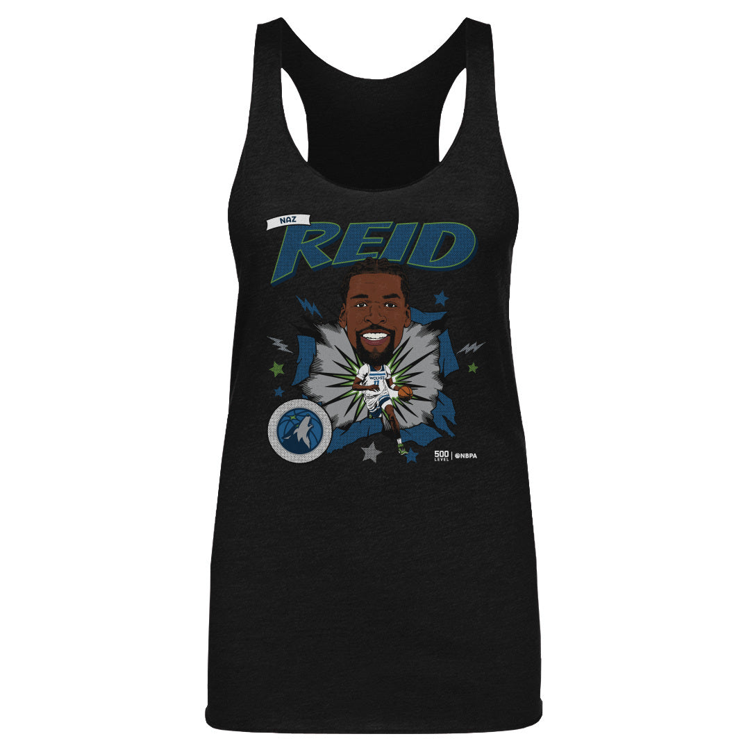 Naz Reid Minnesota Timberwolves Caricature WHT