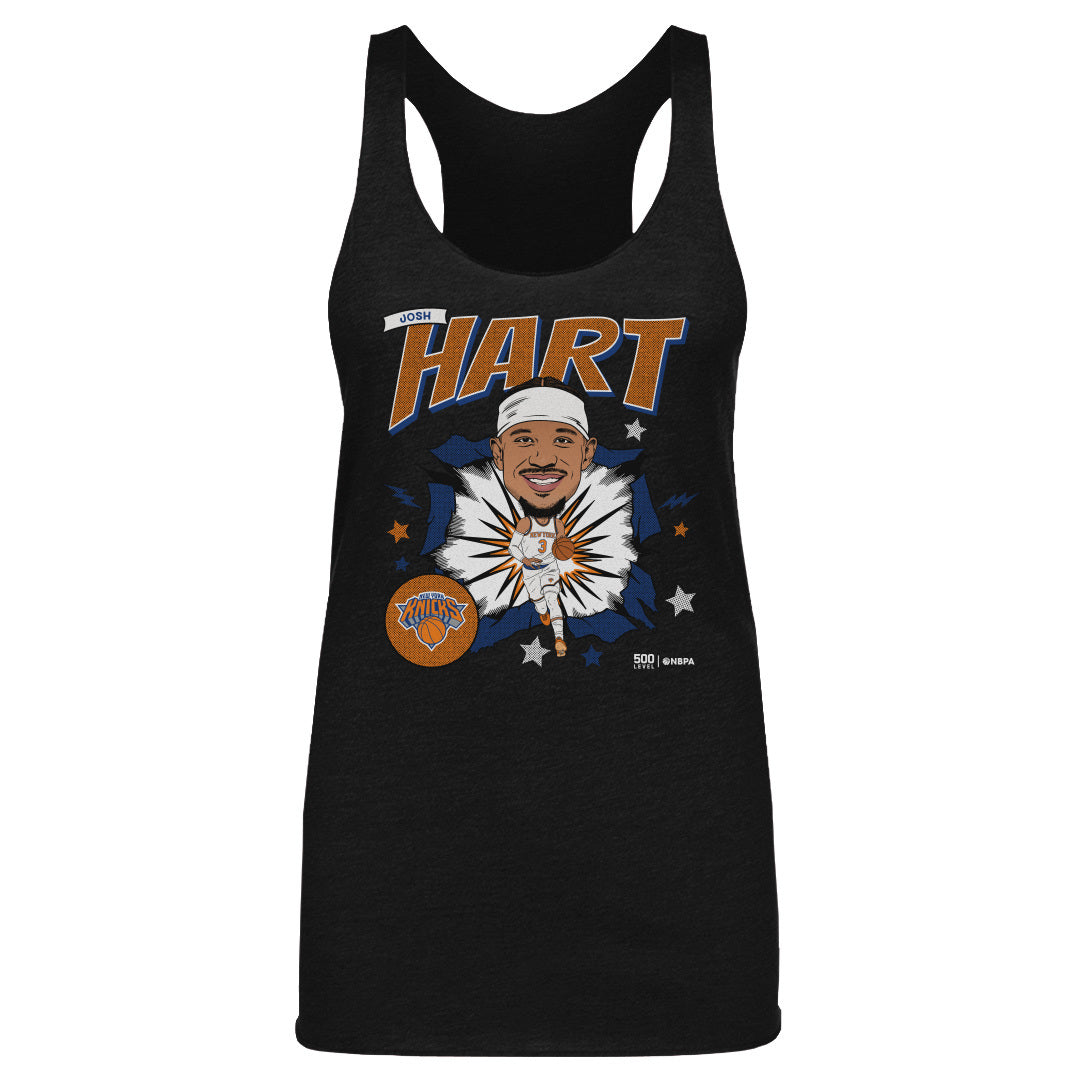 Josh Hart New York Knicks Caricature WHT