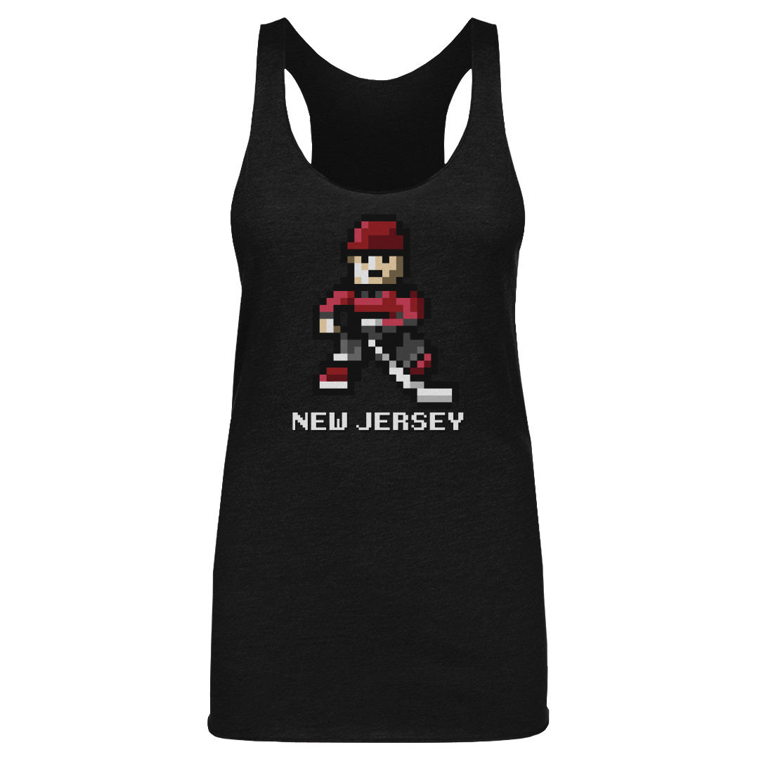 New Jersey Hockey 8-bit WHT