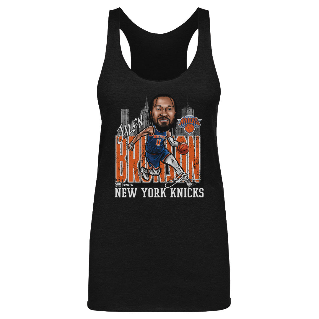 Jalen Brunson New York Knicks Cartoon City Cartoon WHT
