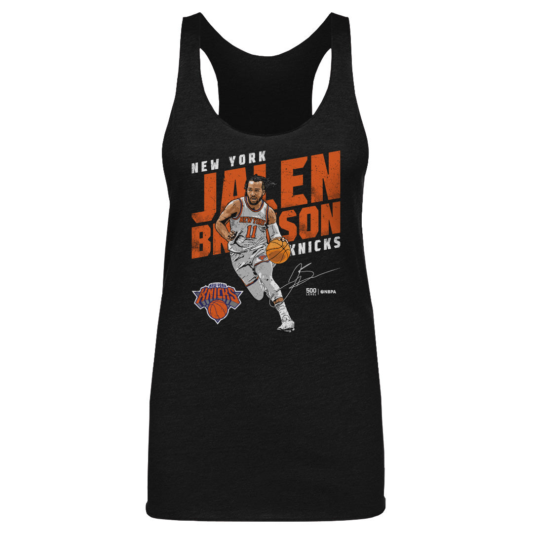 Jalen Brunson New York Knicks Slant WHT