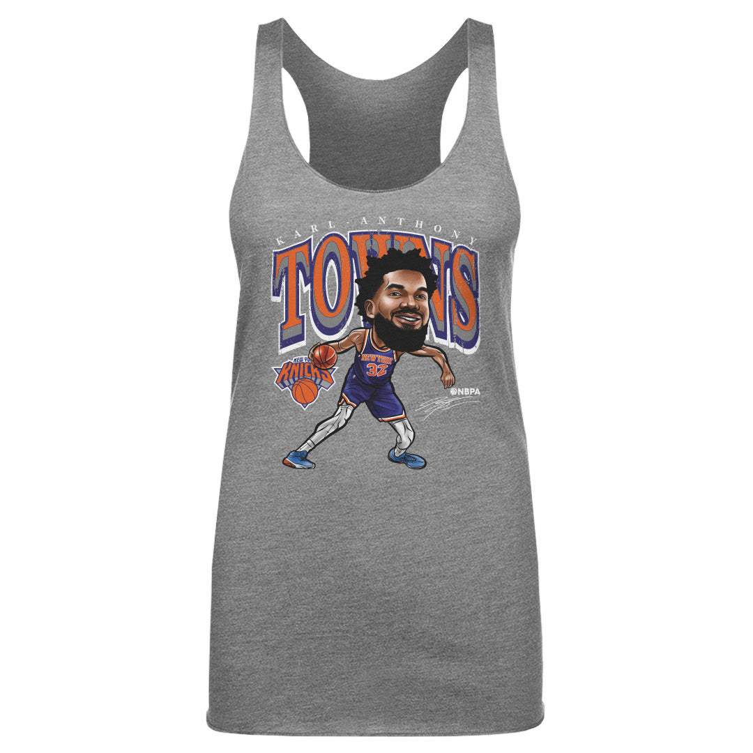 Karl-Anthony Towns New York Knicks Cartoon WHT
