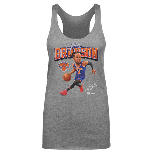 Jalen Brunson New York Knicks Caricature WHT