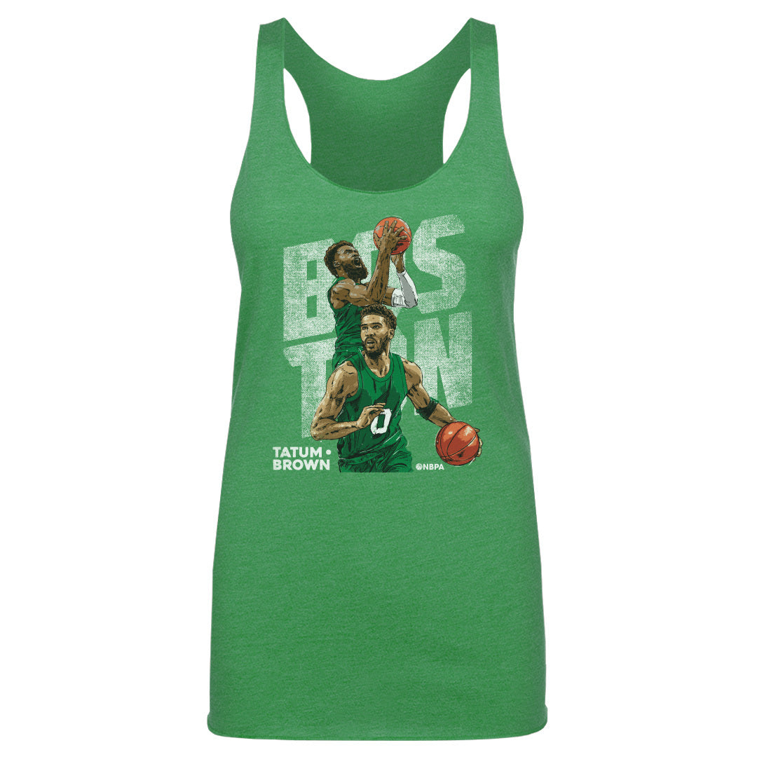 Jayson Tatum & Jaylen Brown Boston Duo WHT
