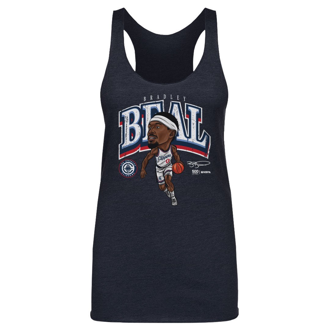 Bradley Beal Los Angeles Clippers Cartoon WHT