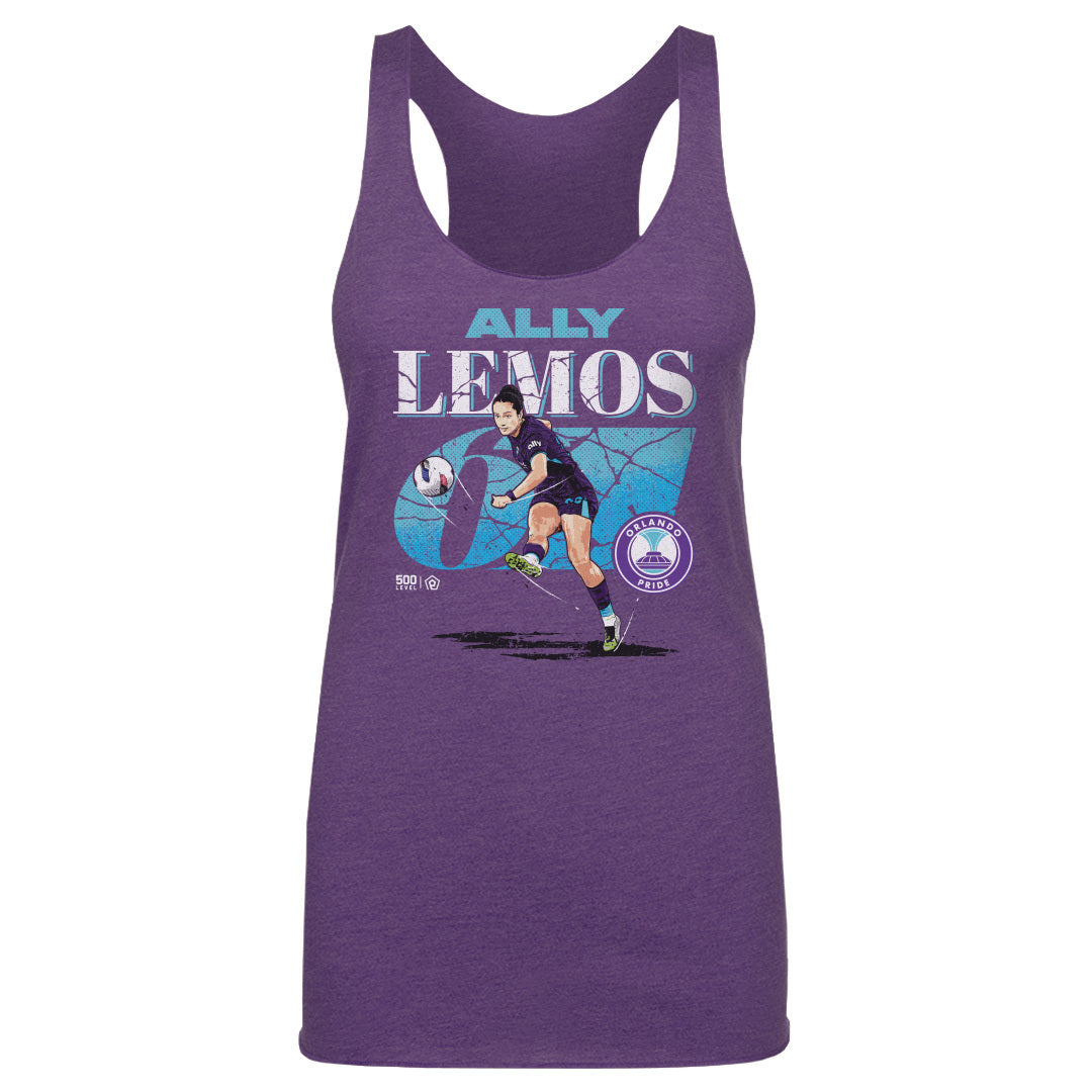 Ally Lemos Orlando Pride Cracked Number WHT
