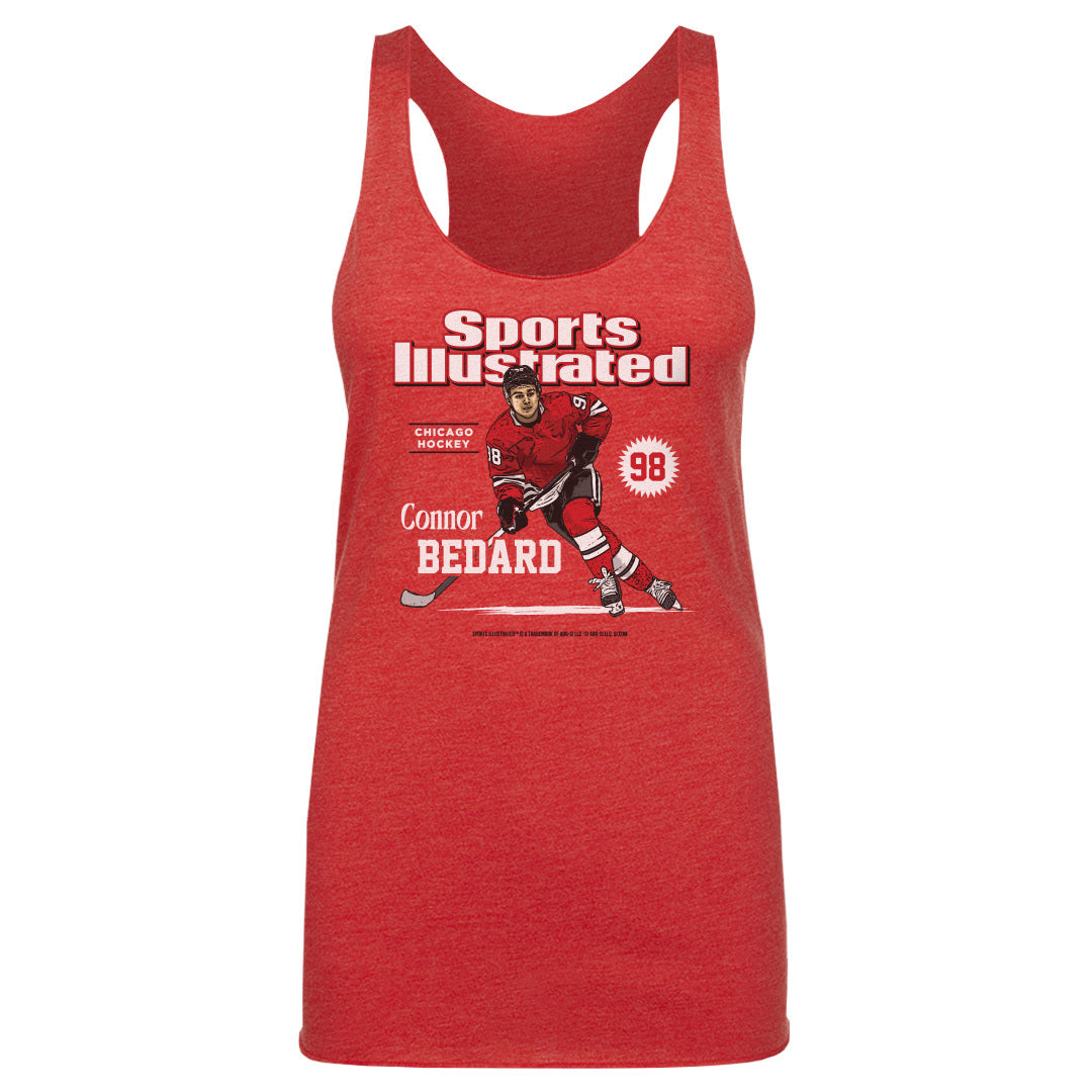Connor Bedard Sports Illustrated & Chicago Card WHT