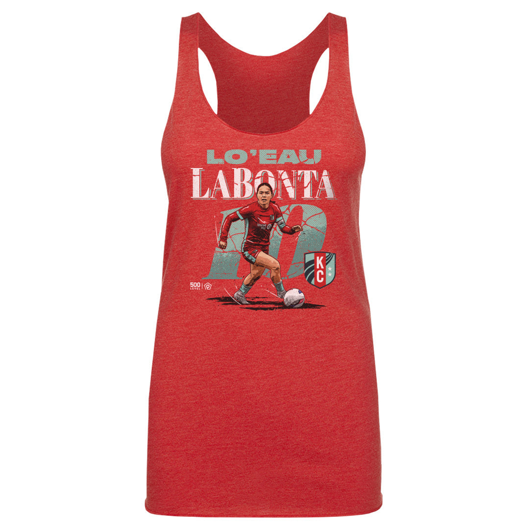 Lo'eau LaBonta Kansas City Current Cracked Number WHT