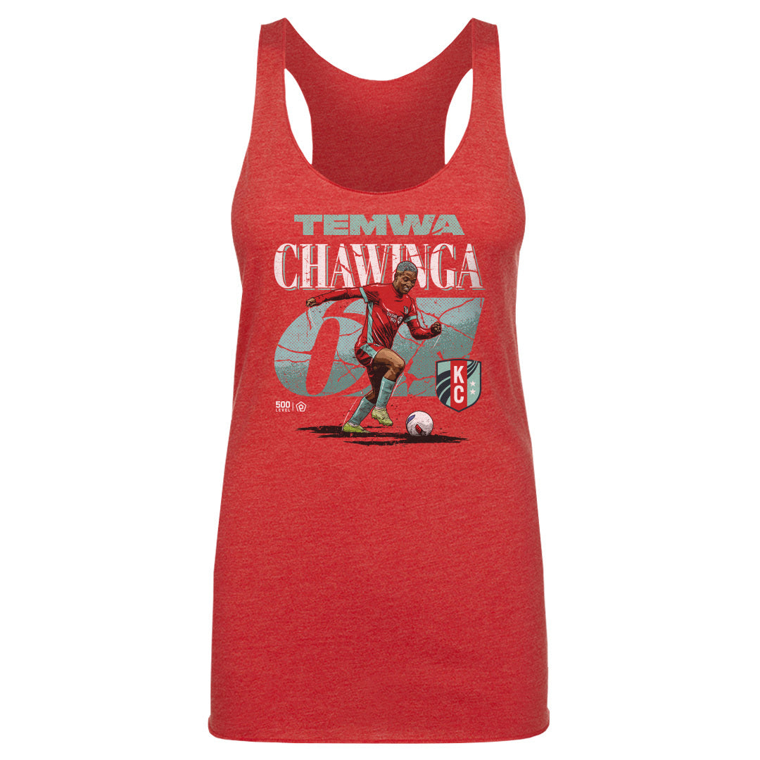 Temwa Chawinga Kansas City Current Cracked Number WHT