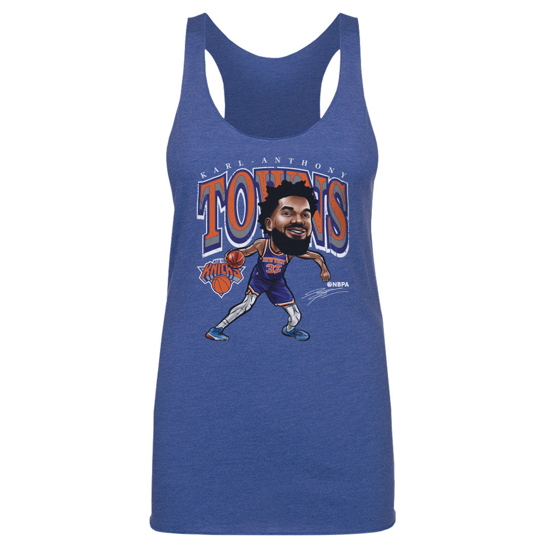 Karl-Anthony Towns New York Knicks Cartoon WHT