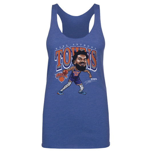 Karl-Anthony Towns New York Knicks Cartoon WHT
