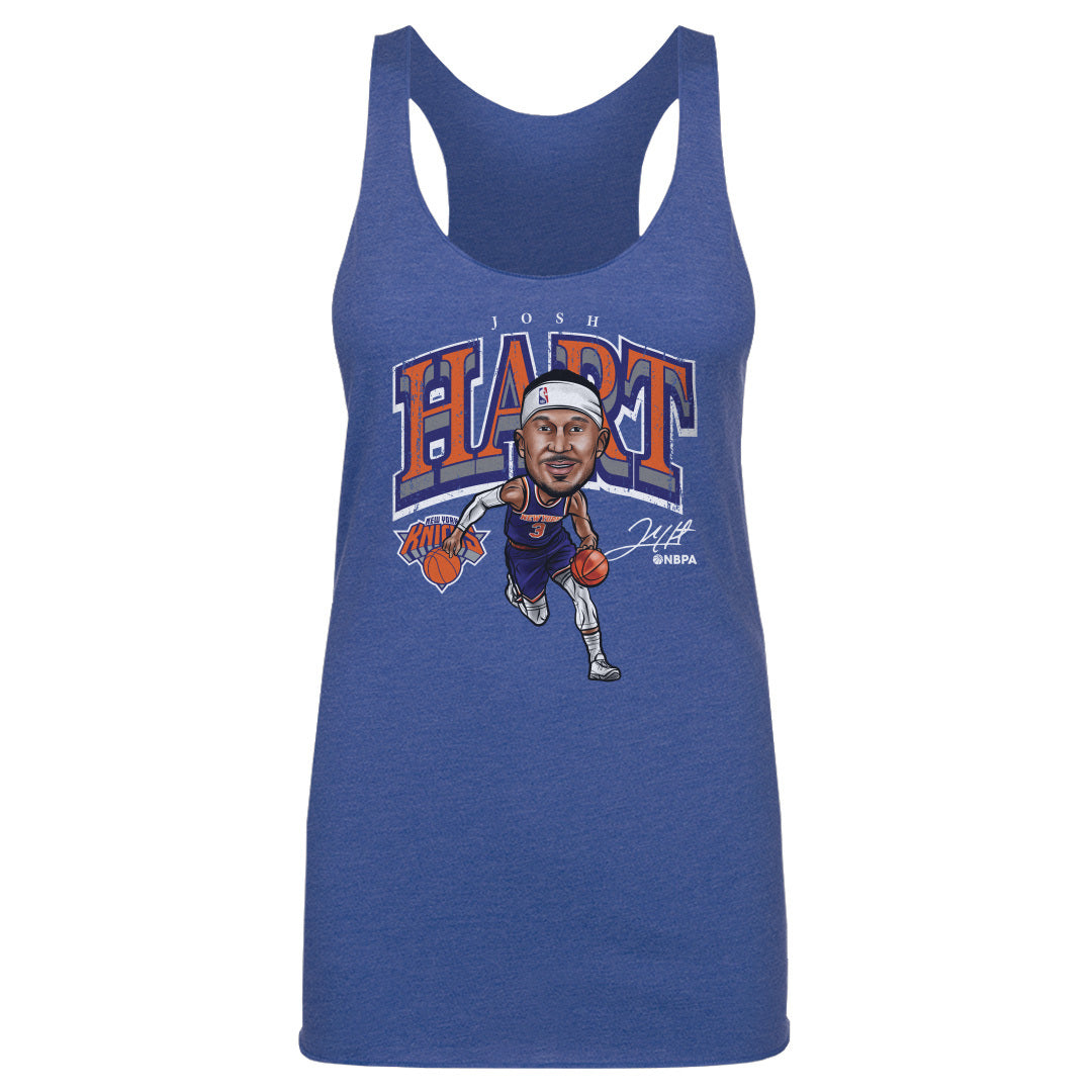 Josh Hart New York Knicks Cartoon WHT