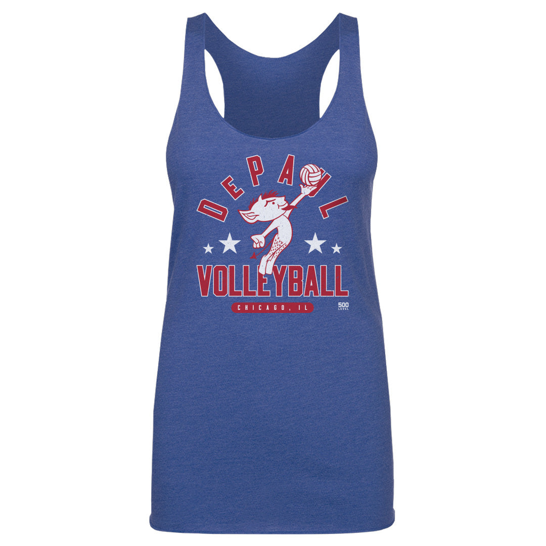 DePaul Blue Demons Vintage Volleyball WHT